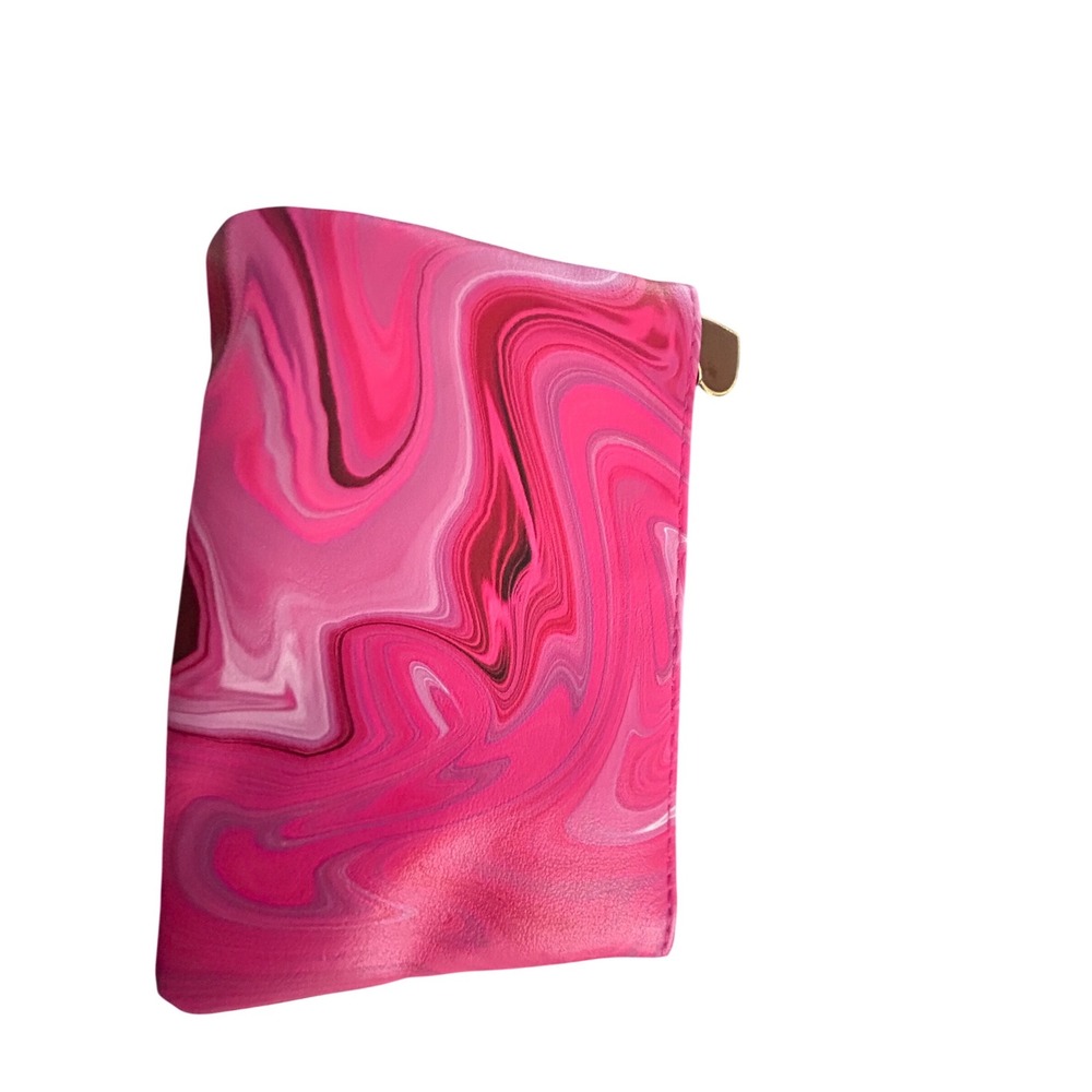 Ipsy‎ Pink Marble Self-Love Is The Best Love Makeup Bag Pouch Heart Zipper Pull